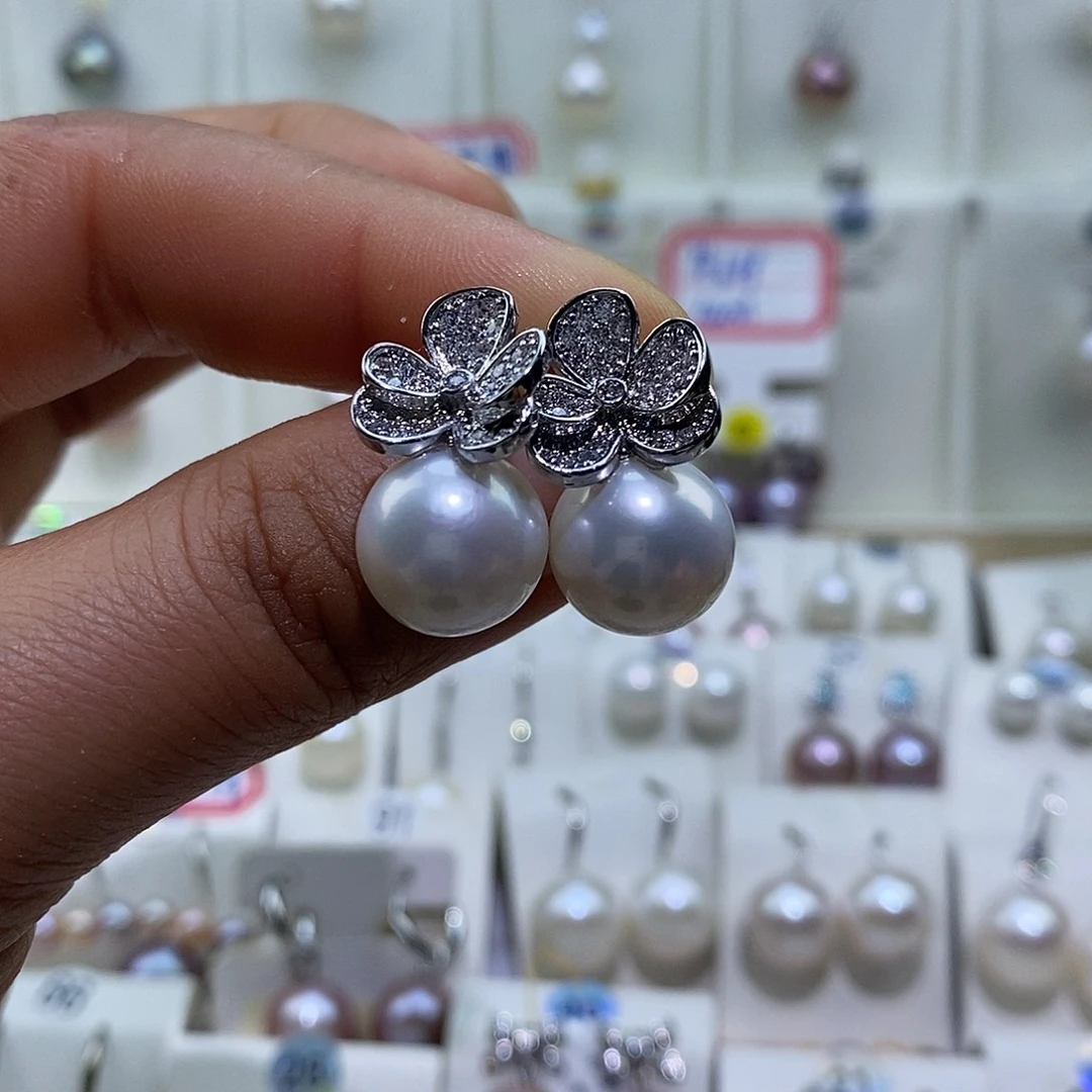 吊坠(赠链)银S925镶嵌淡水珍珠