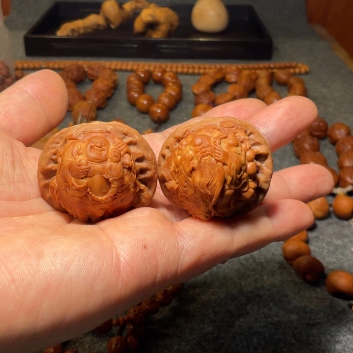 简***单橄榄核手串/手链手工制作工艺精湛