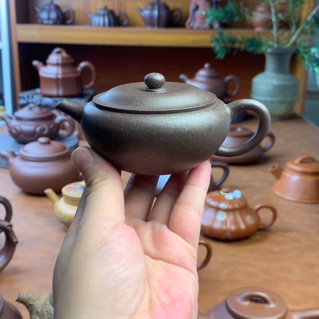 紫砂茶壶钵盂容量100