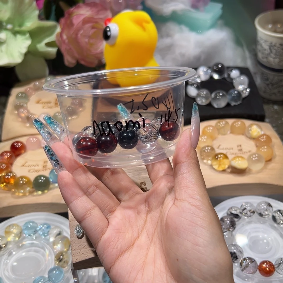 n***i烟晶手链银S925镶嵌