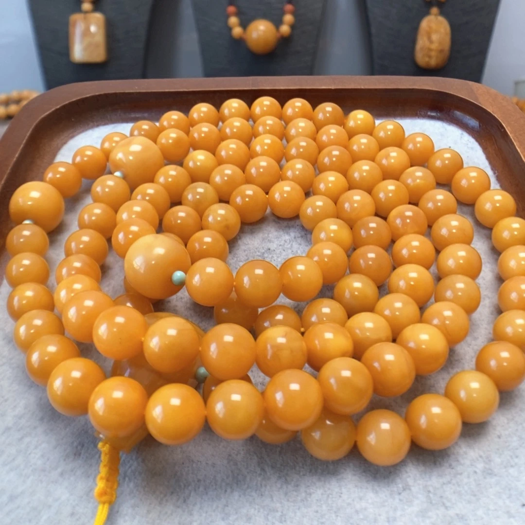 蜜蜡未镶嵌手串蜜蜡