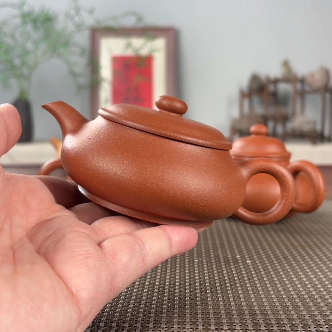 紫砂茶壶黄龙山原矿紫砂壶170