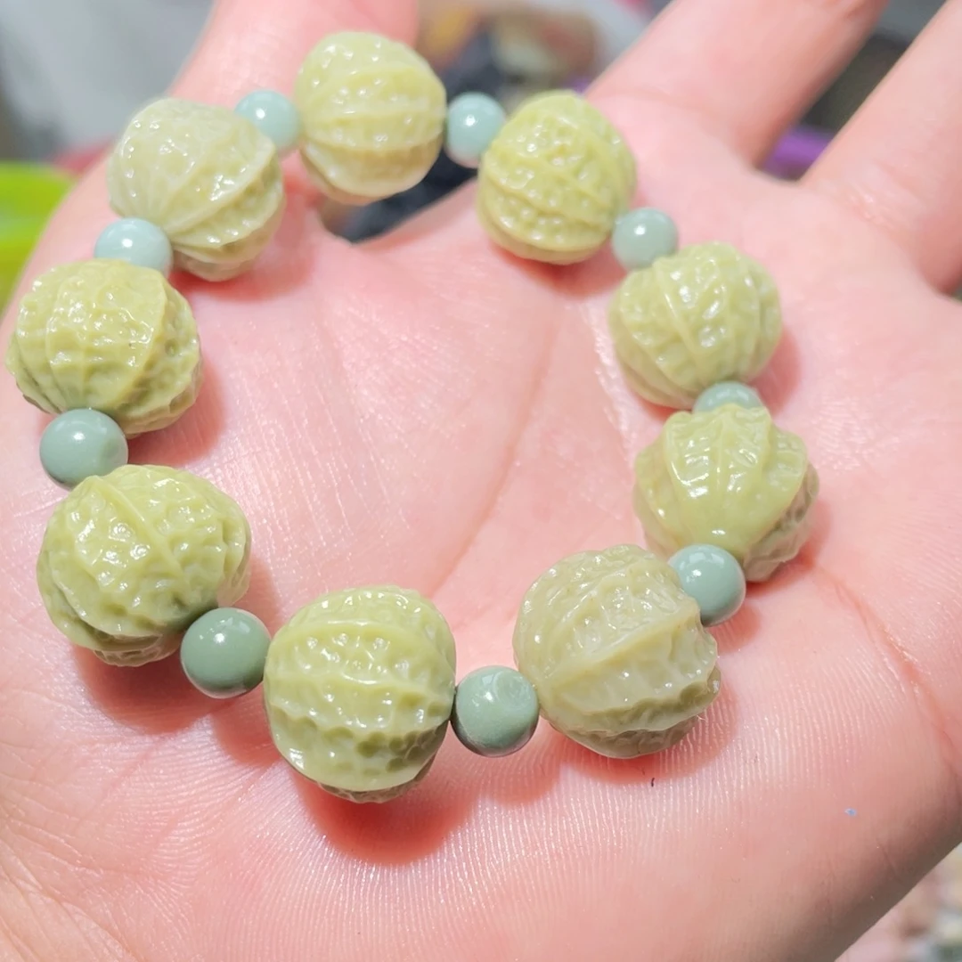 石英质玉未镶嵌手链