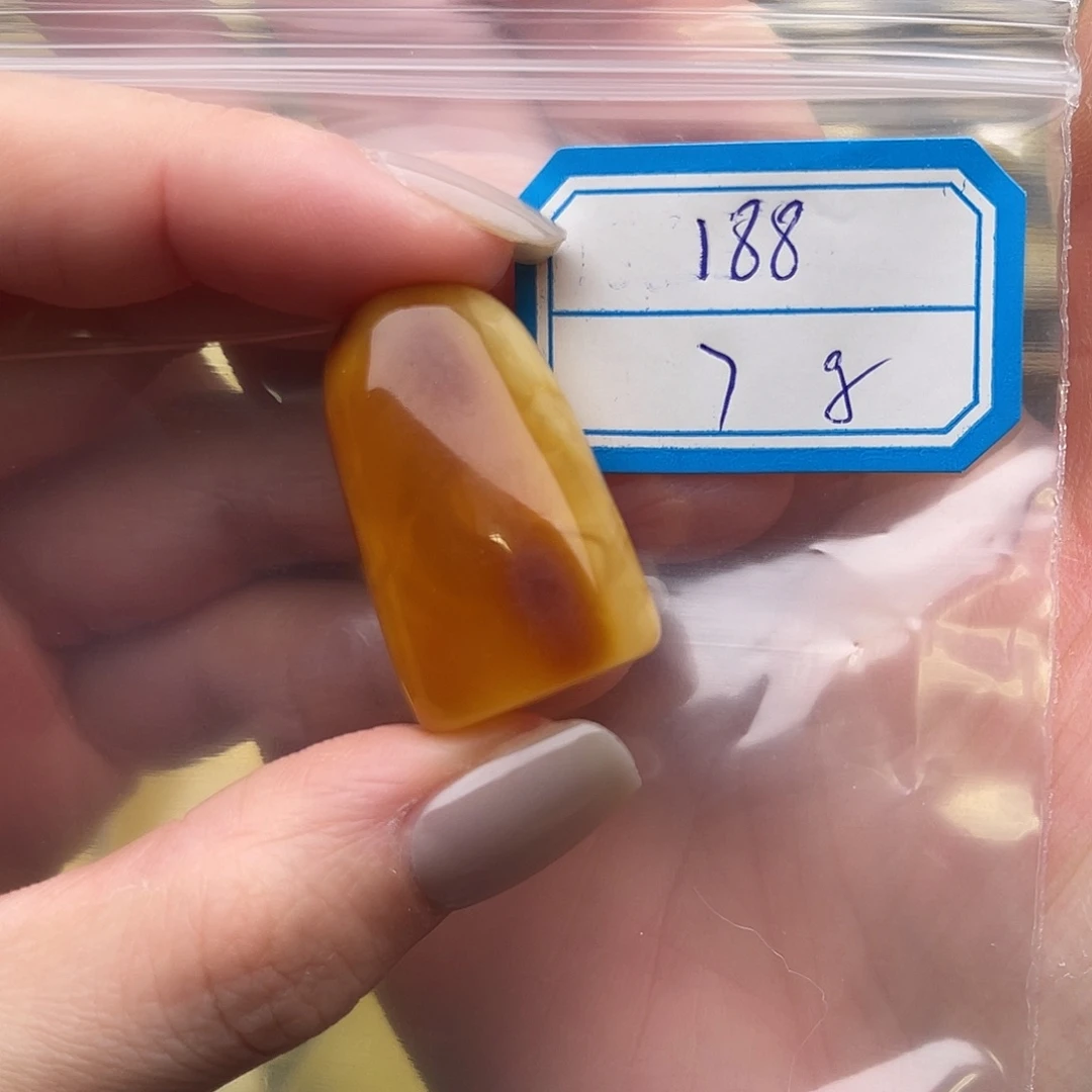 琥珀未镶嵌裸石蜜蜡章印原石鸽