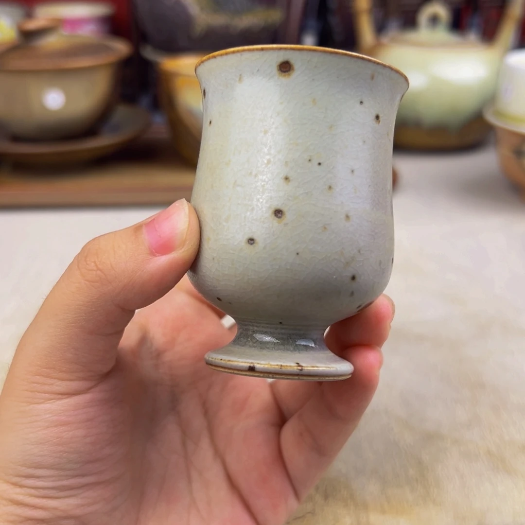 杯纯手工柴烧主人杯