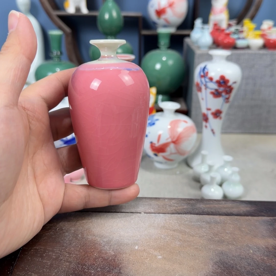 陶瓷手工小花器摆件