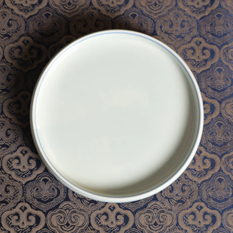 【小乔赏瓷】柴窑素胎微瑕惜字款壶承