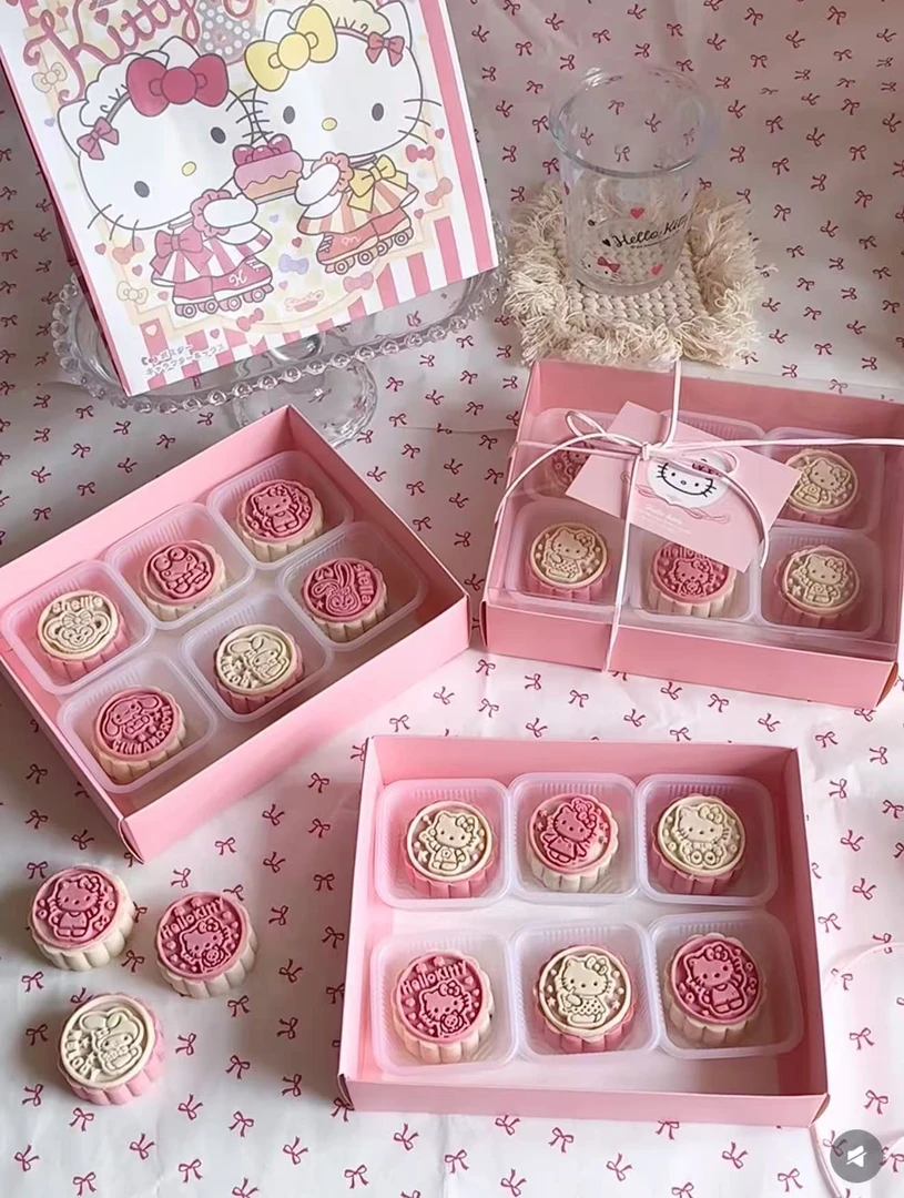 kitty猫月饼可爱卡通水果风味月饼中秋限定礼盒伴手礼