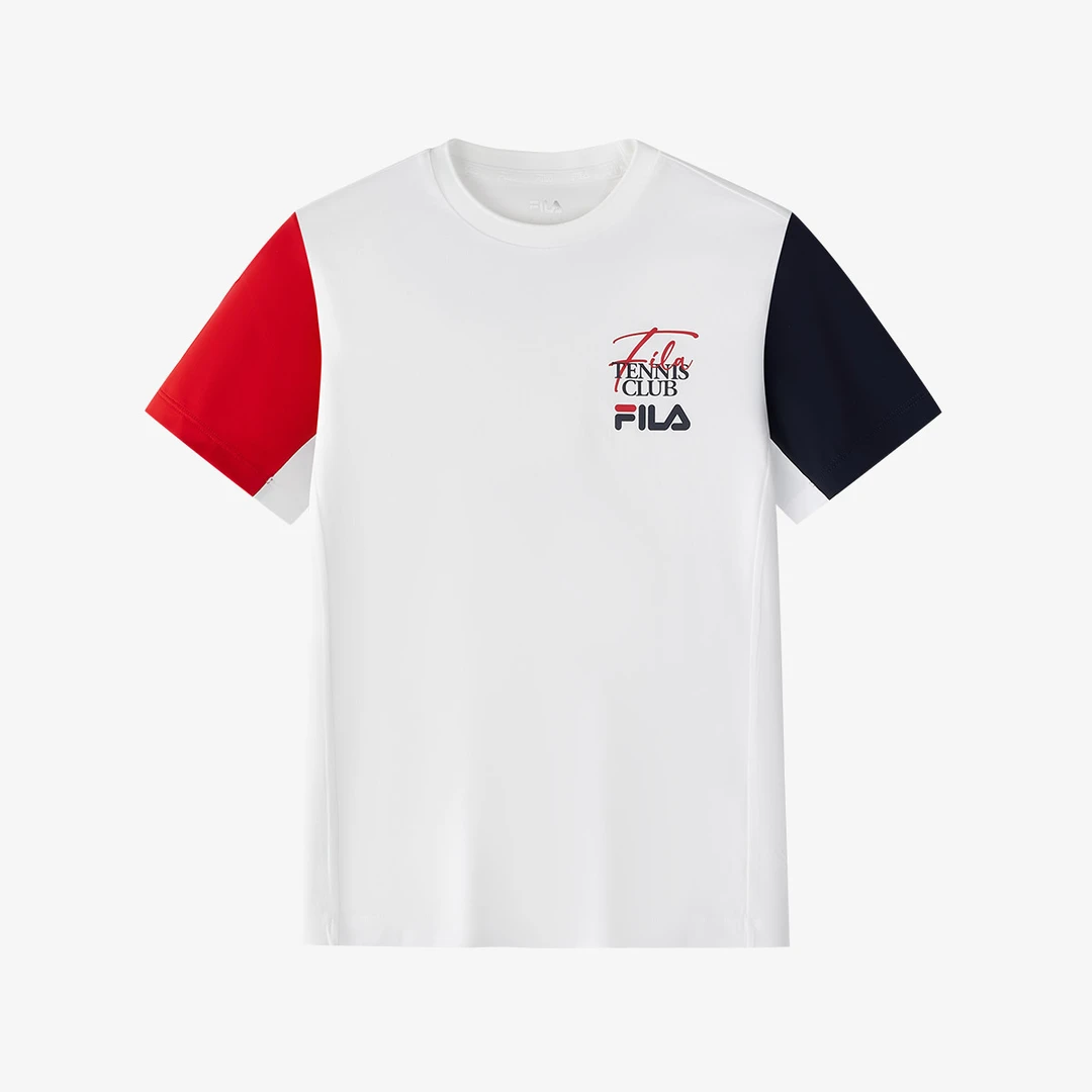 FILA KIDS斐乐儿童男中大童夏季新款网球系列短袖T恤K12B523192F