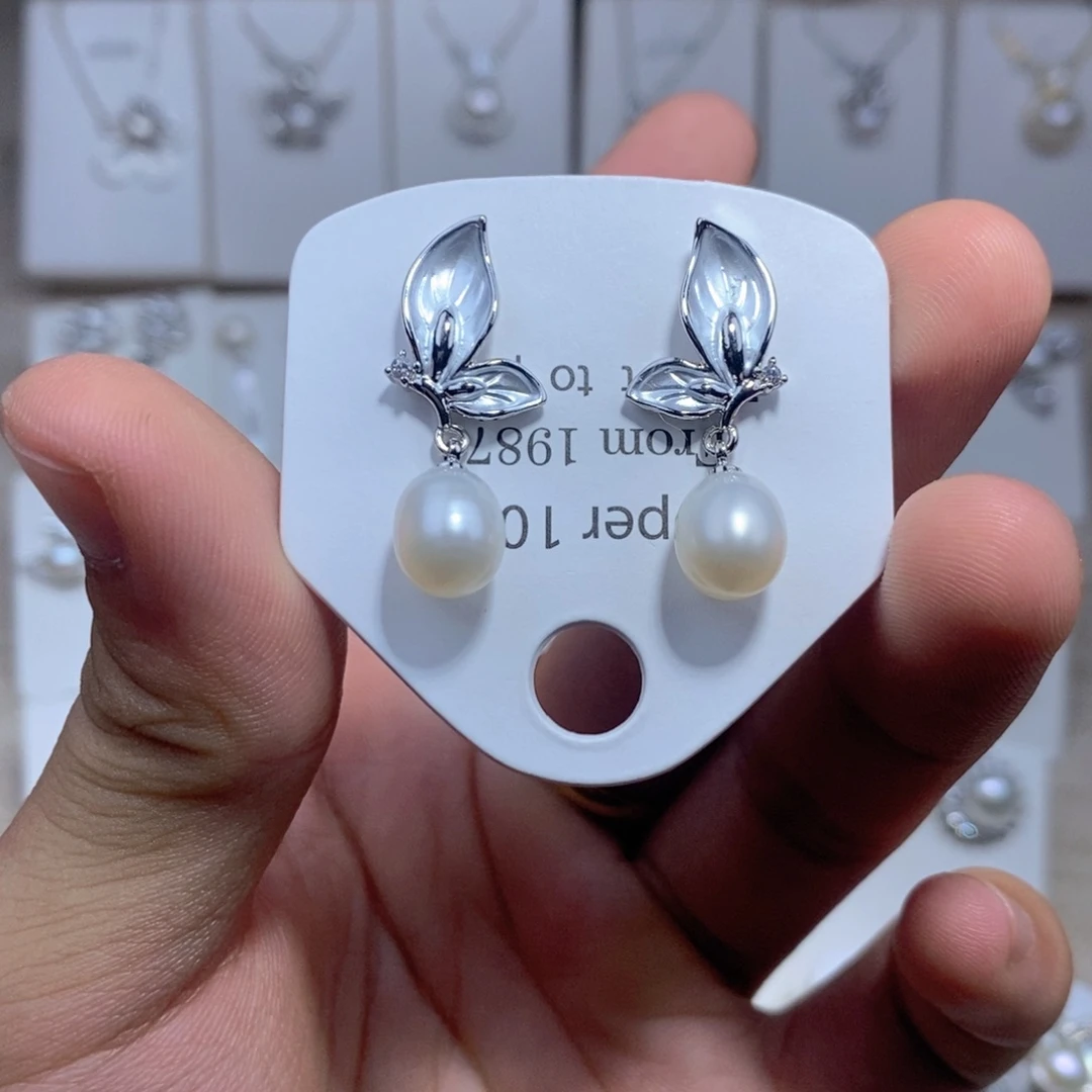 未镶嵌耳饰淡水珍珠