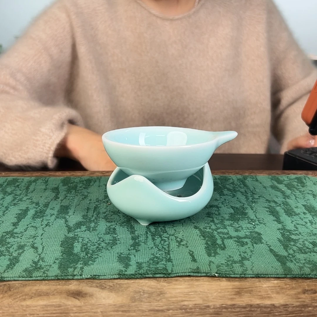 云间青瓷龙泉小米茶器