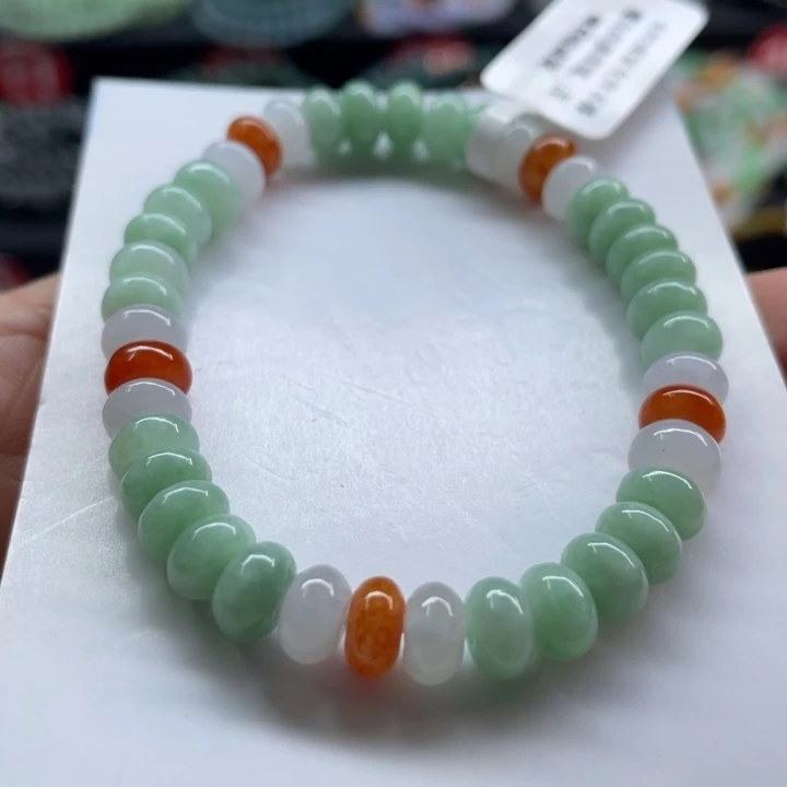 未镶嵌手链翡翠卡6.9