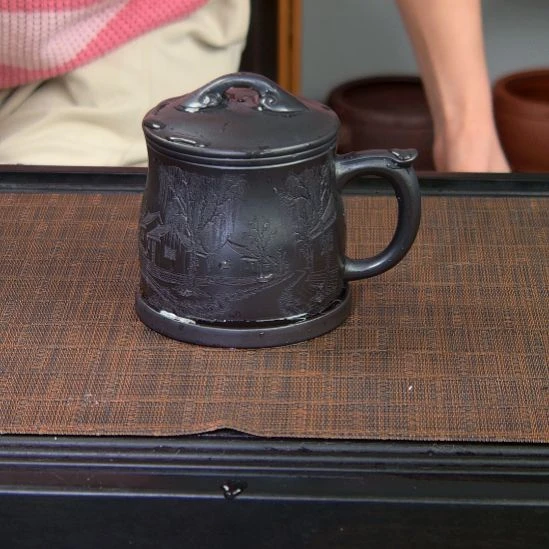 紫砂茶杯高货放漏