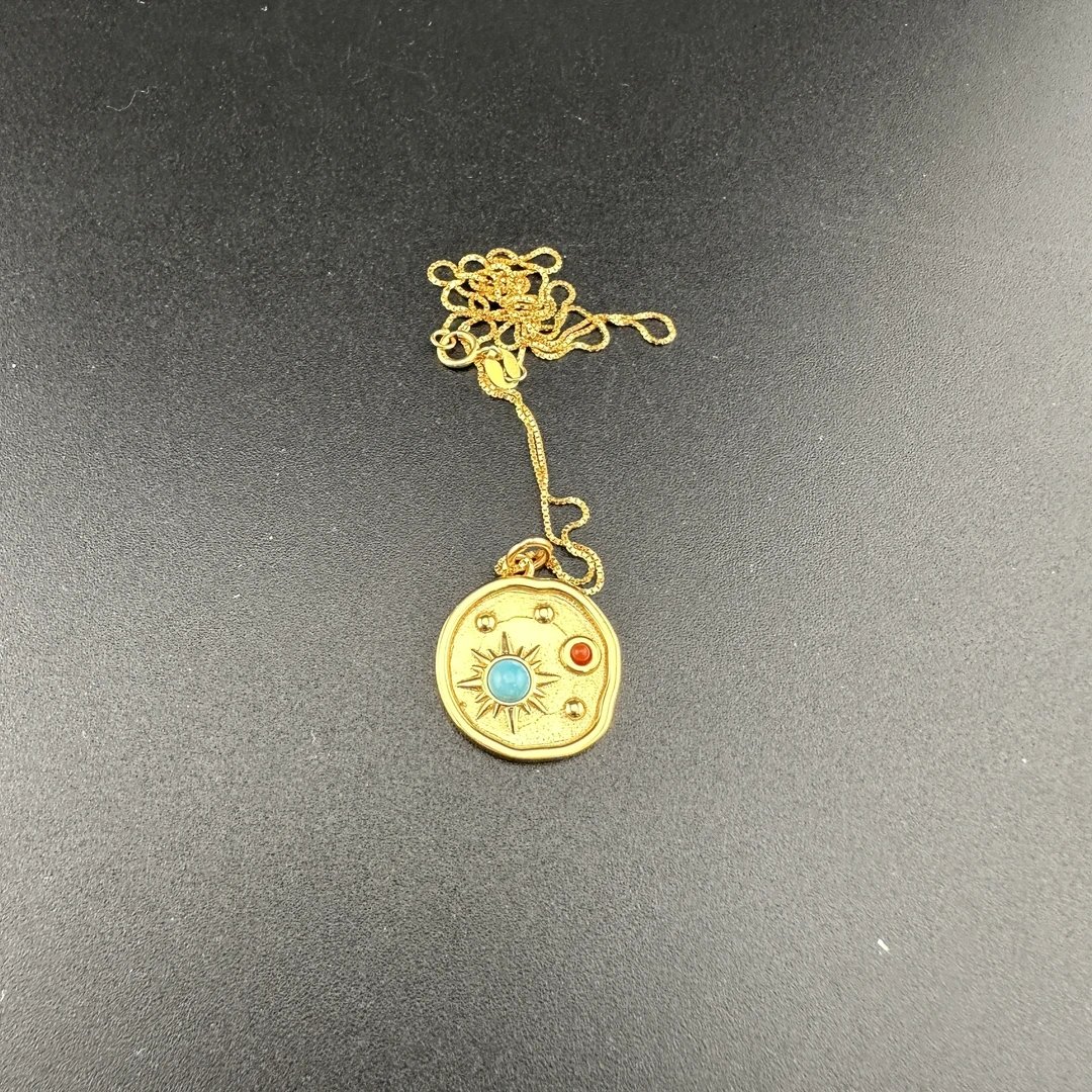 BY1114FLSF标018 北玉精选 绿松石吊坠 多样性发货