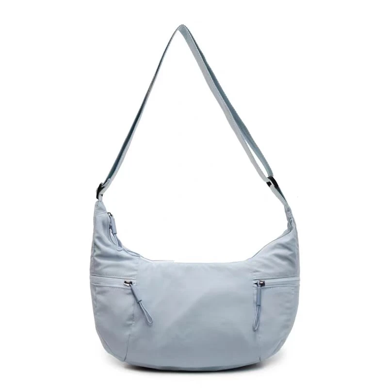 lu 6L牛角包小号简约轻便单肩斜挎包休闲健身瑜伽腋下包