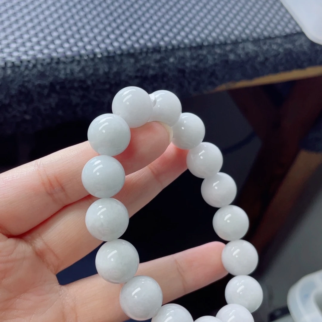 未镶嵌定制翡翠珠串