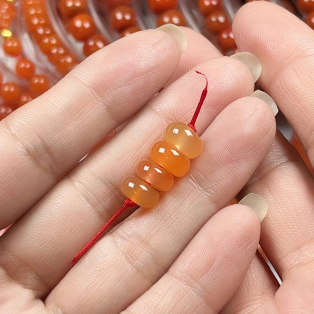 南红玛瑙未镶嵌珠宝奇石配珠