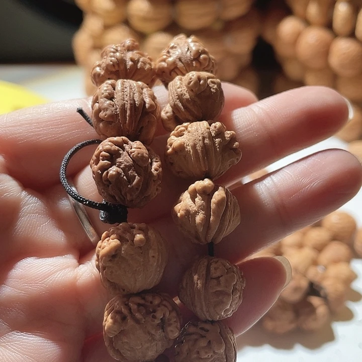 菩***束桃核吊坠桃核手串魔丸34