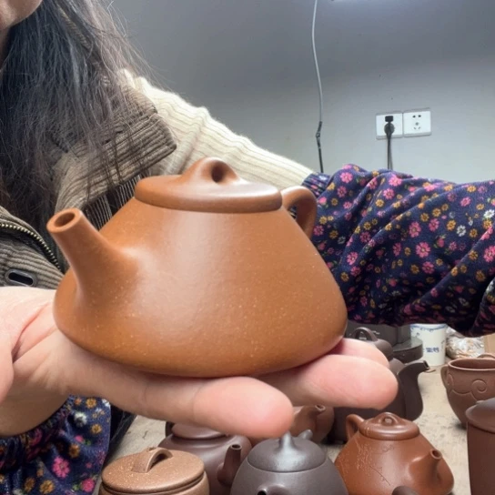 紫砂茶壶三*降坡泥石瓢