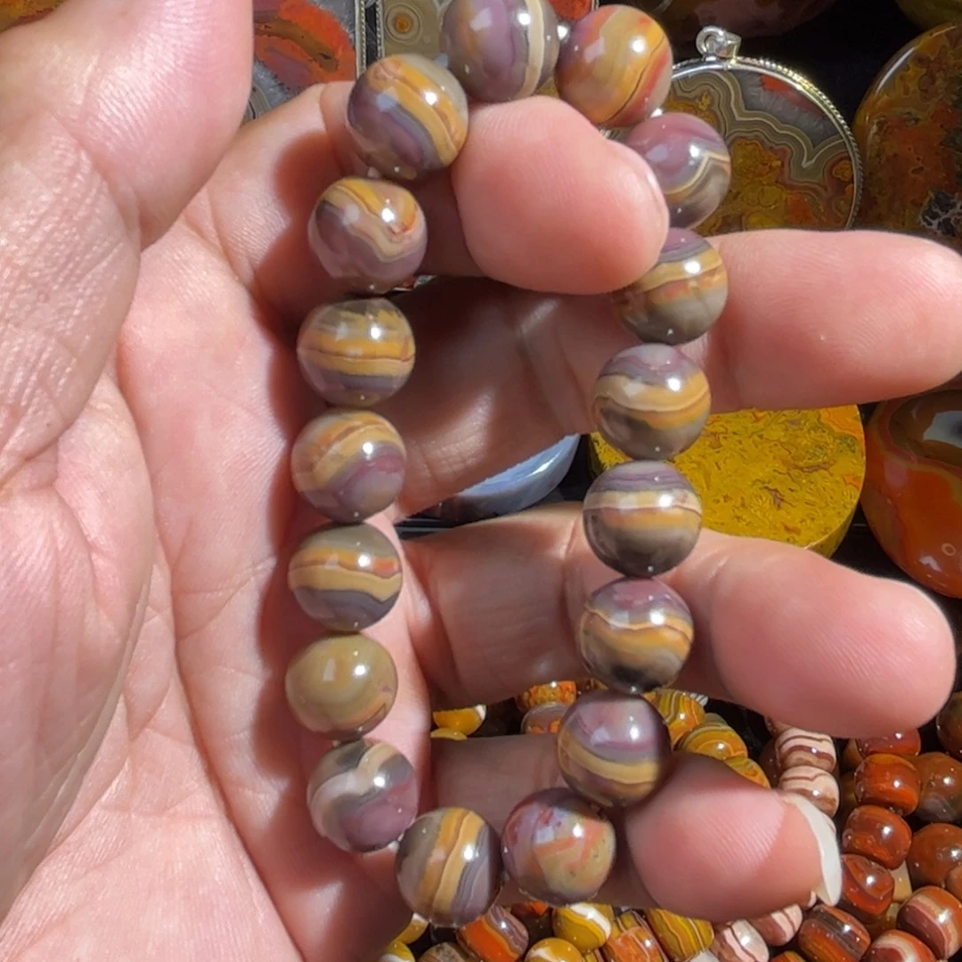 简***、玛瑙/玉髓合金颈饰