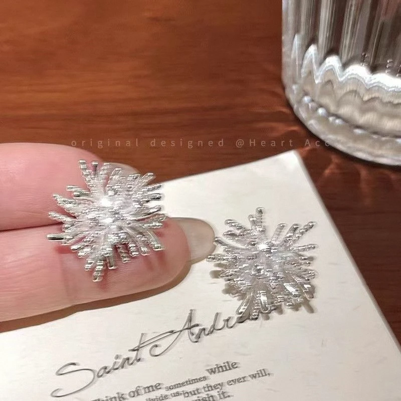 铜合金耳饰 【蒲公英】百搭精致网红新款百搭耳钉  B40