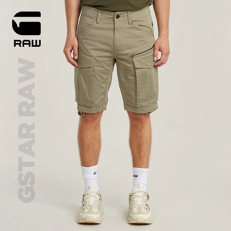 G-STAR RAW25年夏季新款Rovic男士短裤工装美式休闲舒适潮流透气