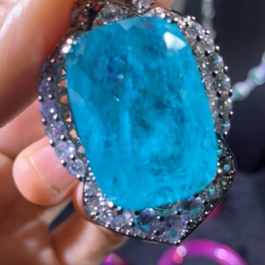 红宝石戒指银S925镶嵌