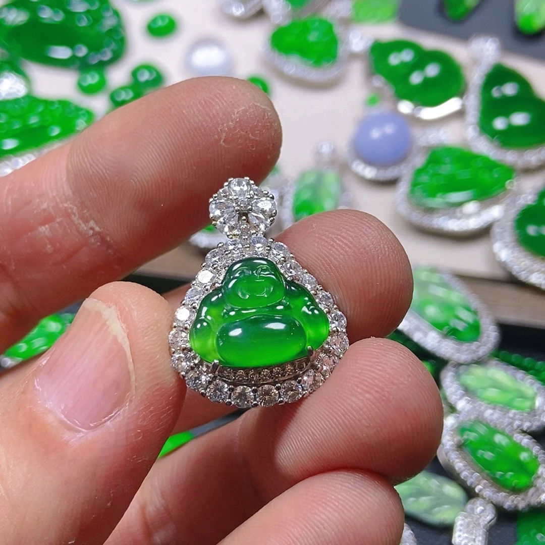 翡翠未镶嵌吊坠(不含链)749吊坠