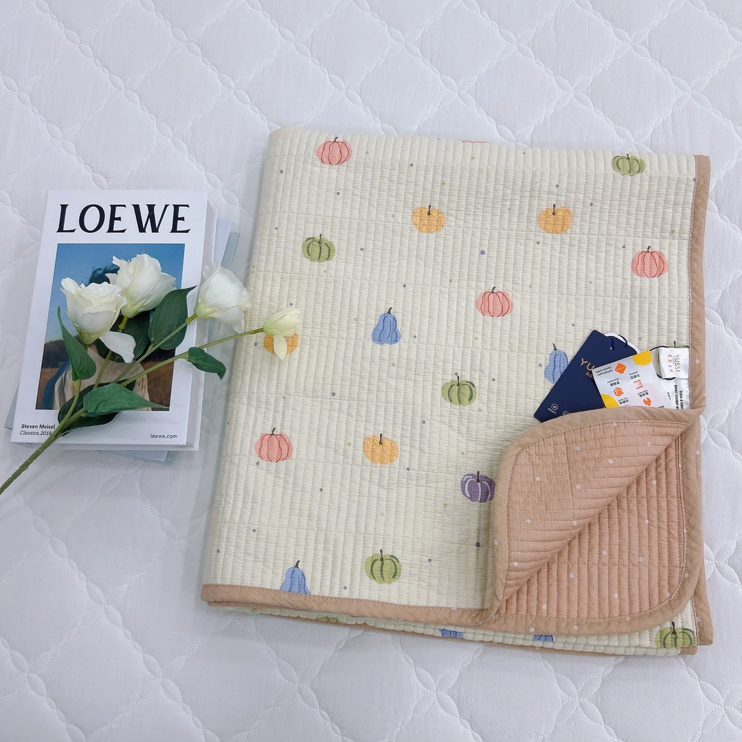 【全棉印花床盖】90*200 双面棉 印花 学生宿舍四季可用 床盖一条