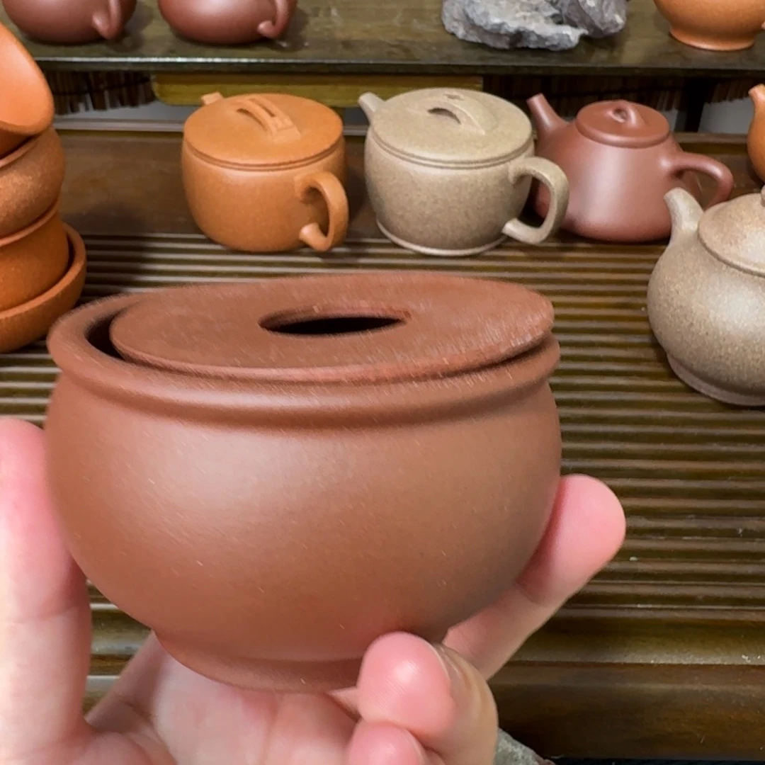 茶壶紫砂150cc本山紫泥半手主人杯