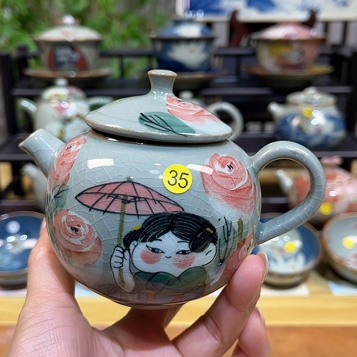 景德镇陶瓷手绘茶具