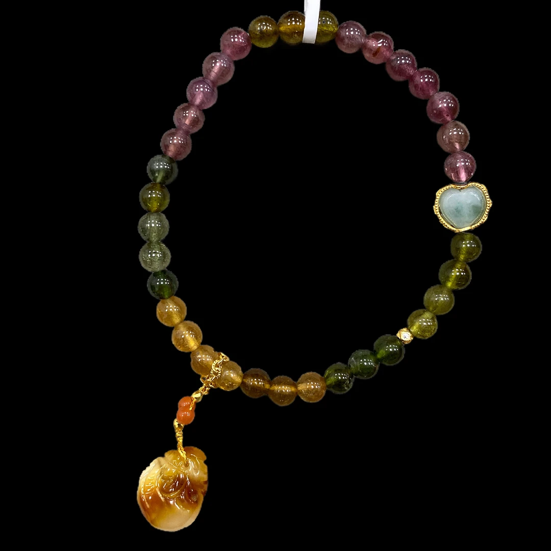 V8234碧玺手串孤品