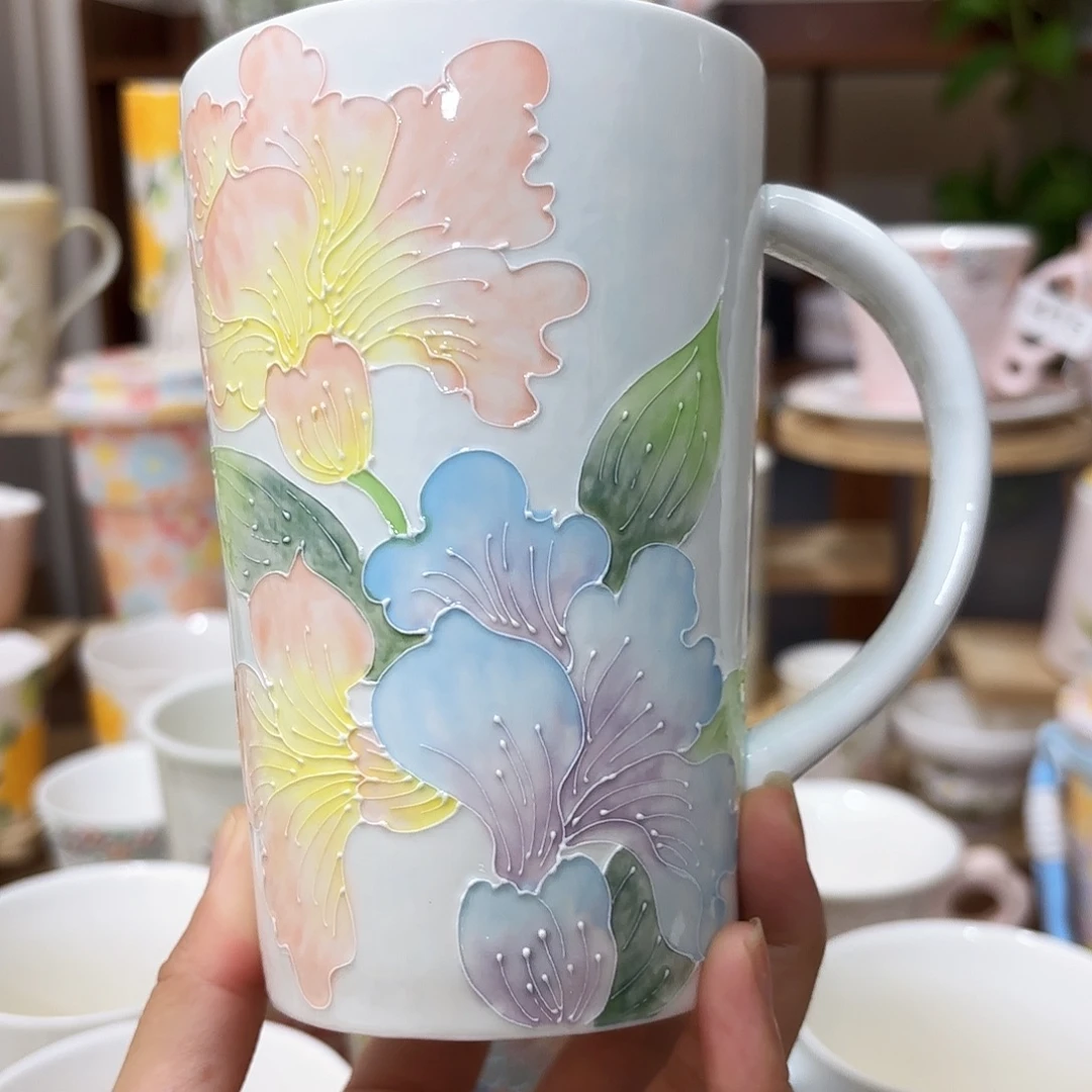 手绘创意高温釉下彩陶瓷