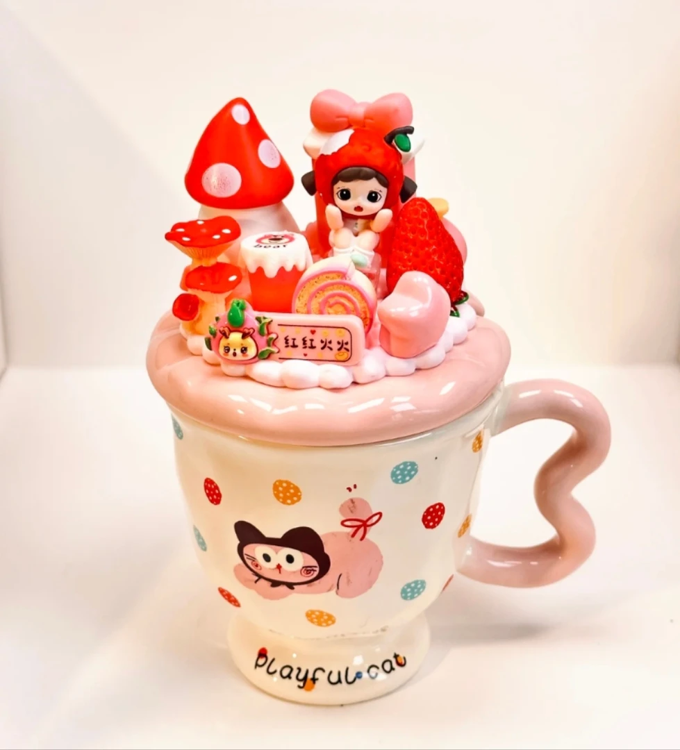 （萌粒杯子）代拆创意手工DIY奶油胶正版大娃