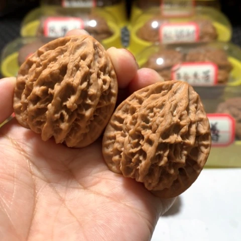 吊坠文玩核桃京八对