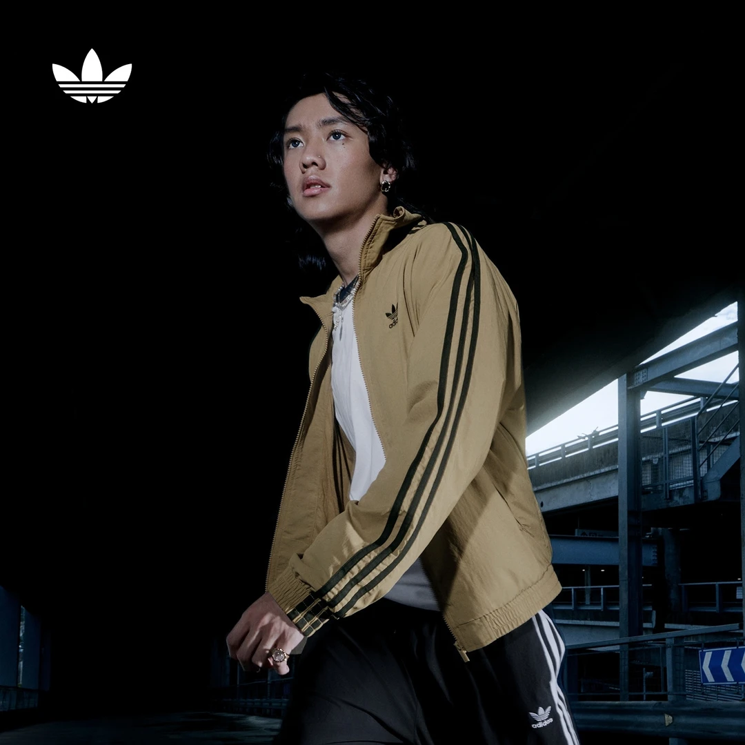 adidas/阿迪达斯复古时尚宽松梭织立领夹克外套男JY1333