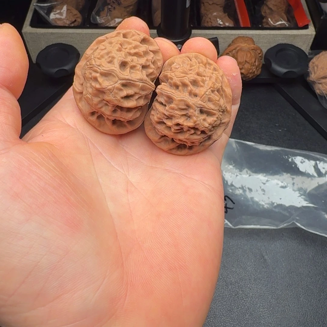 核桃把件43 全品宫灯