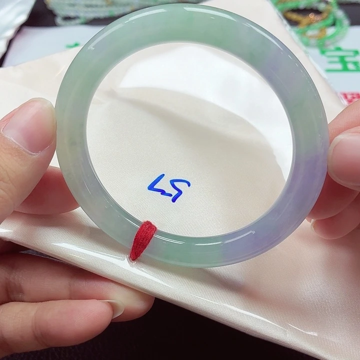 翡翠未镶嵌手镯天然缅甸A货翡翠