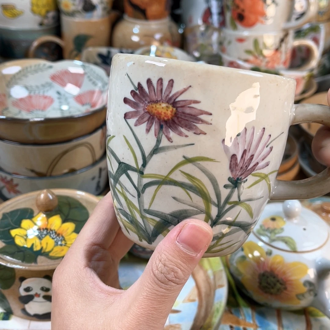 景德镇手工手绘杯