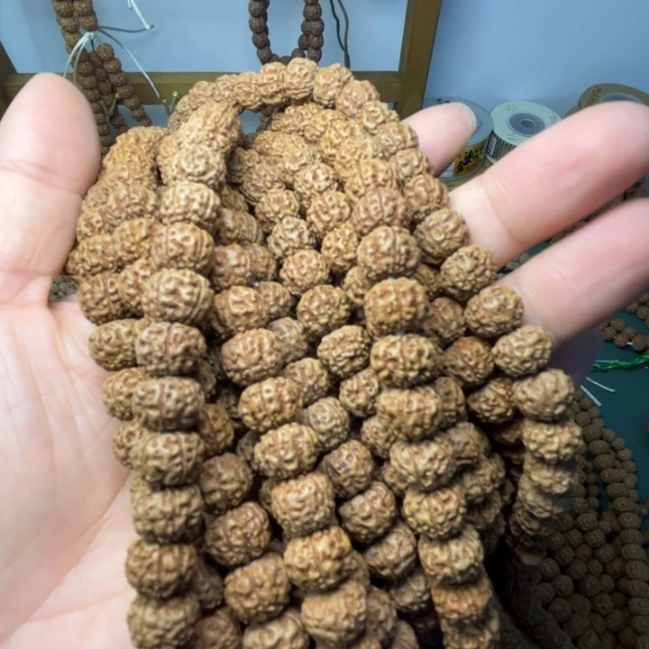 金刚菩提手串原生态平头梅花长串保手持