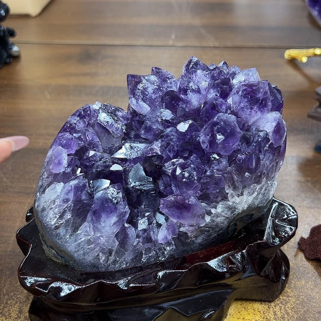 紫晶摆件未镶嵌晶体