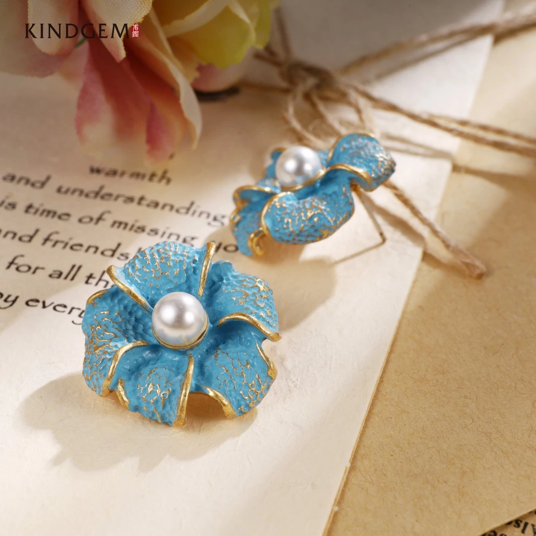 铜合金仿珍珠耳饰 CX141XIPC-27268时尚百搭精致氛围感耳环