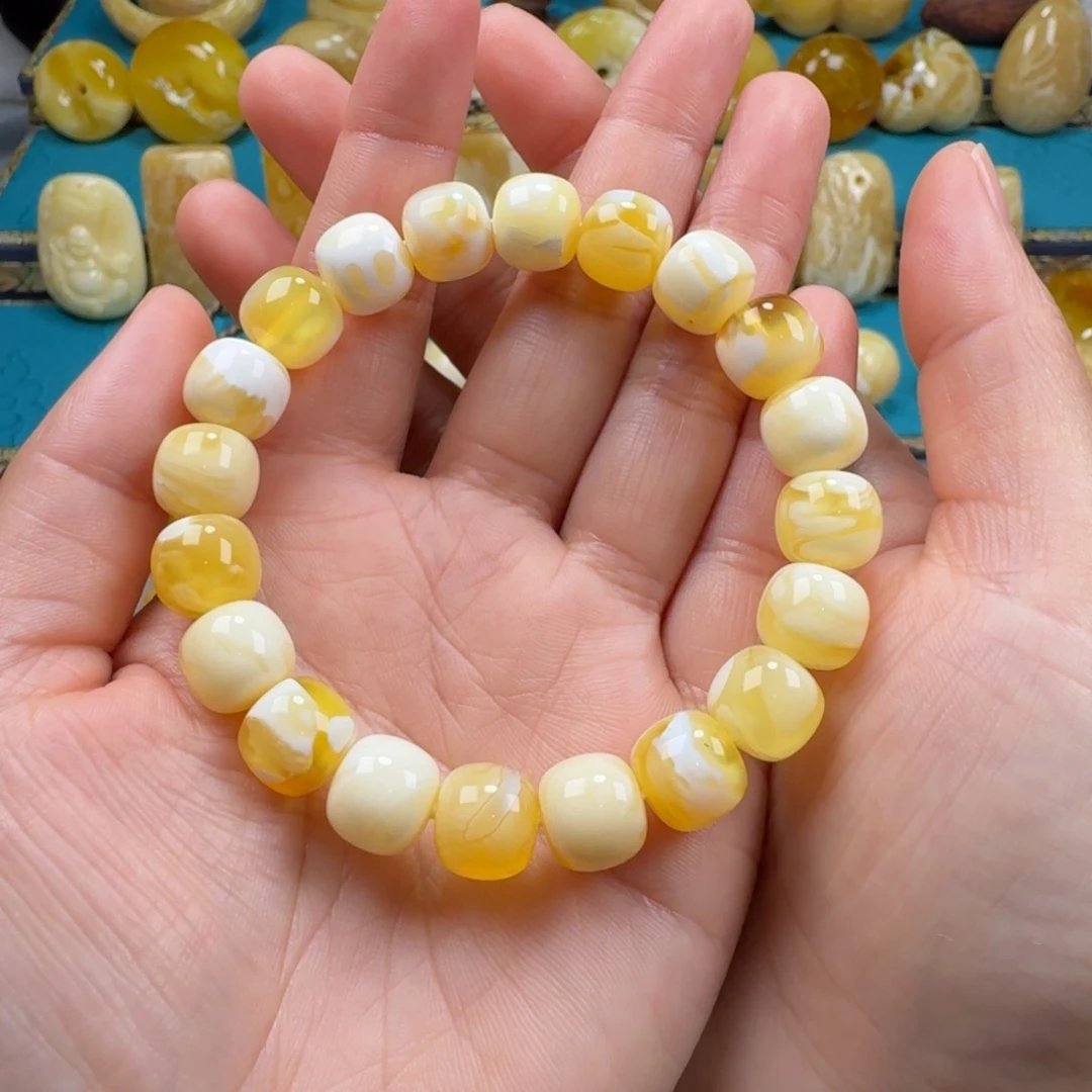 蜜蜡手链未镶嵌蜜蜡