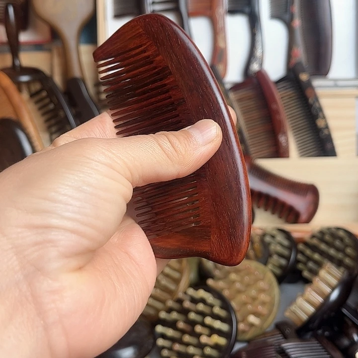 交趾黄檀（大红酸枝）檀木梳子梳子