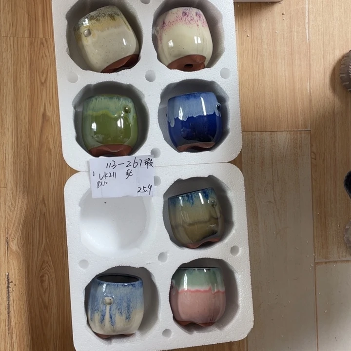 粗陶多肉花盆微瑕267