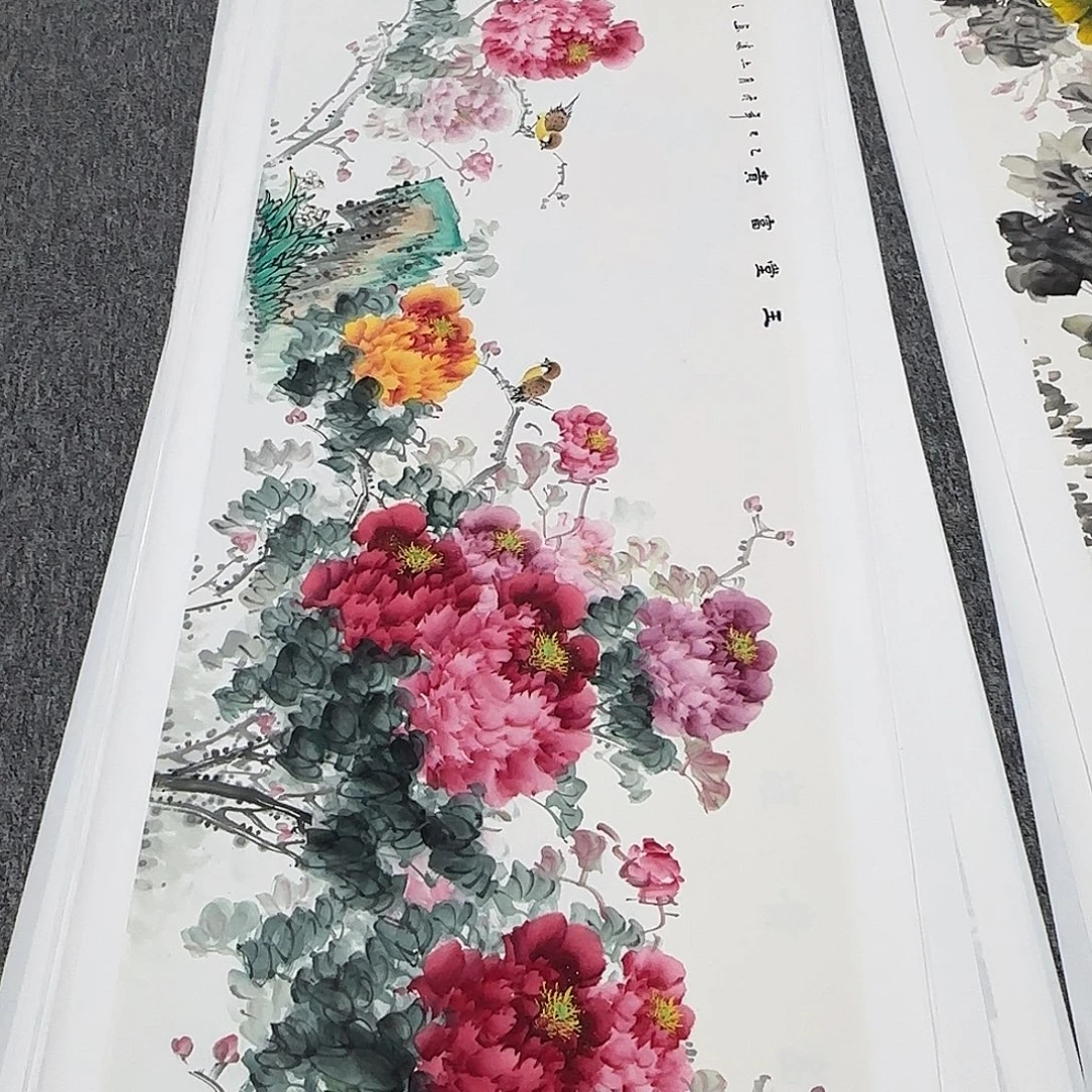国画180*70纯手绘刘亦凌