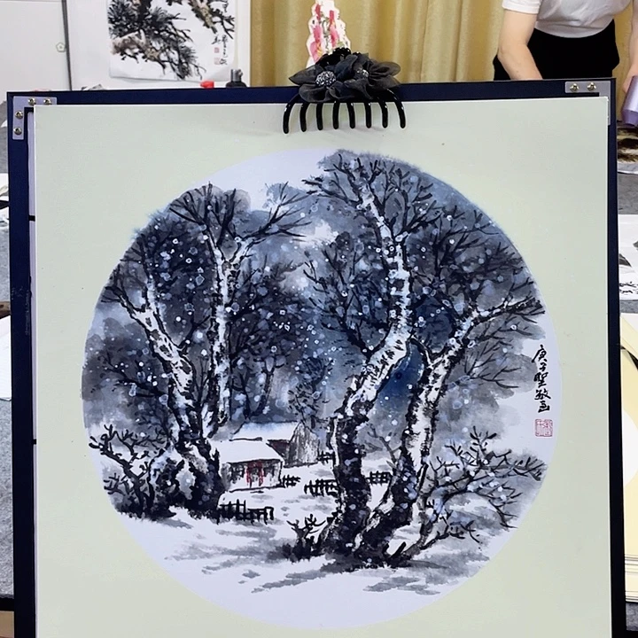 国画张圣敏先生纯手绘作品