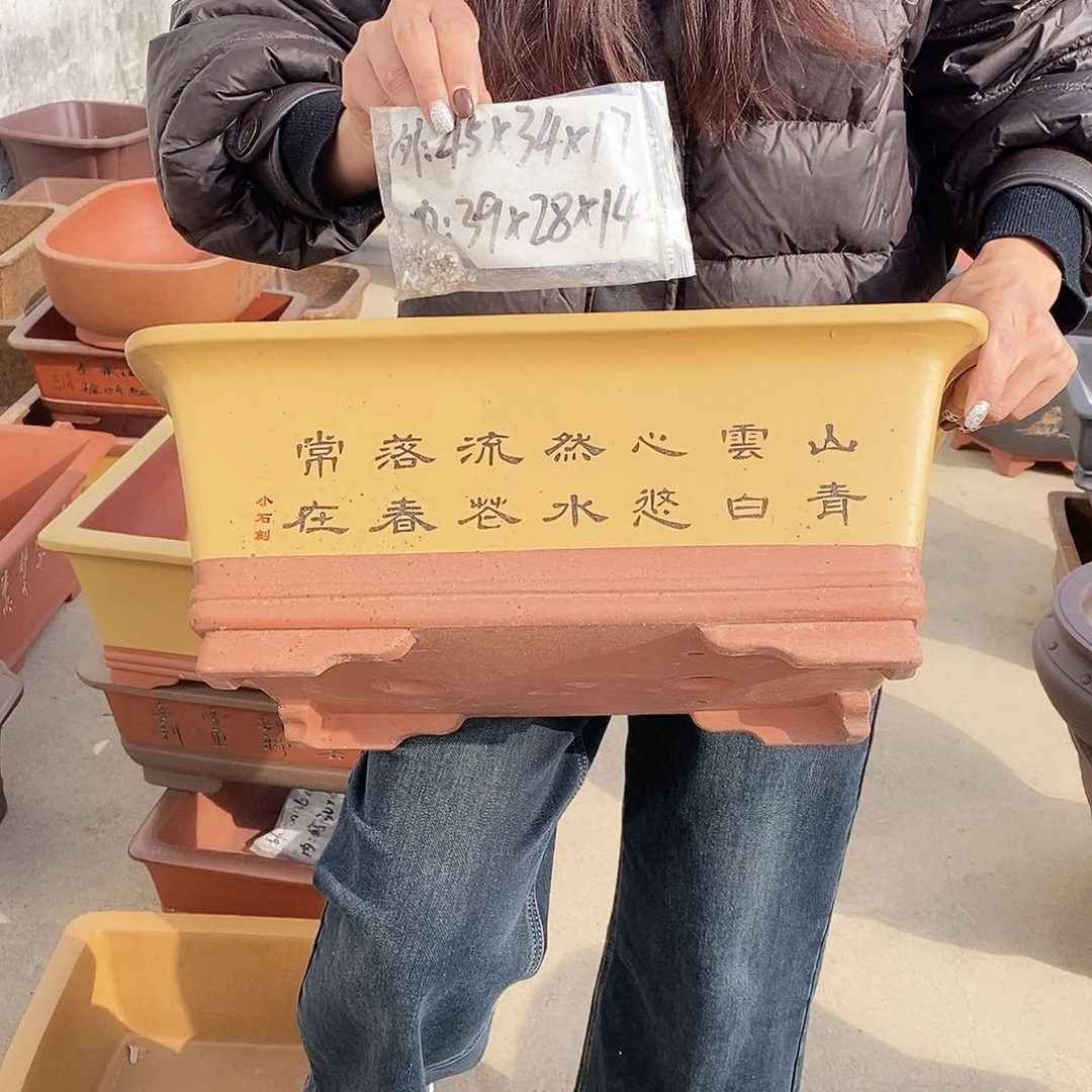 紫砂花盆紫砂花盆