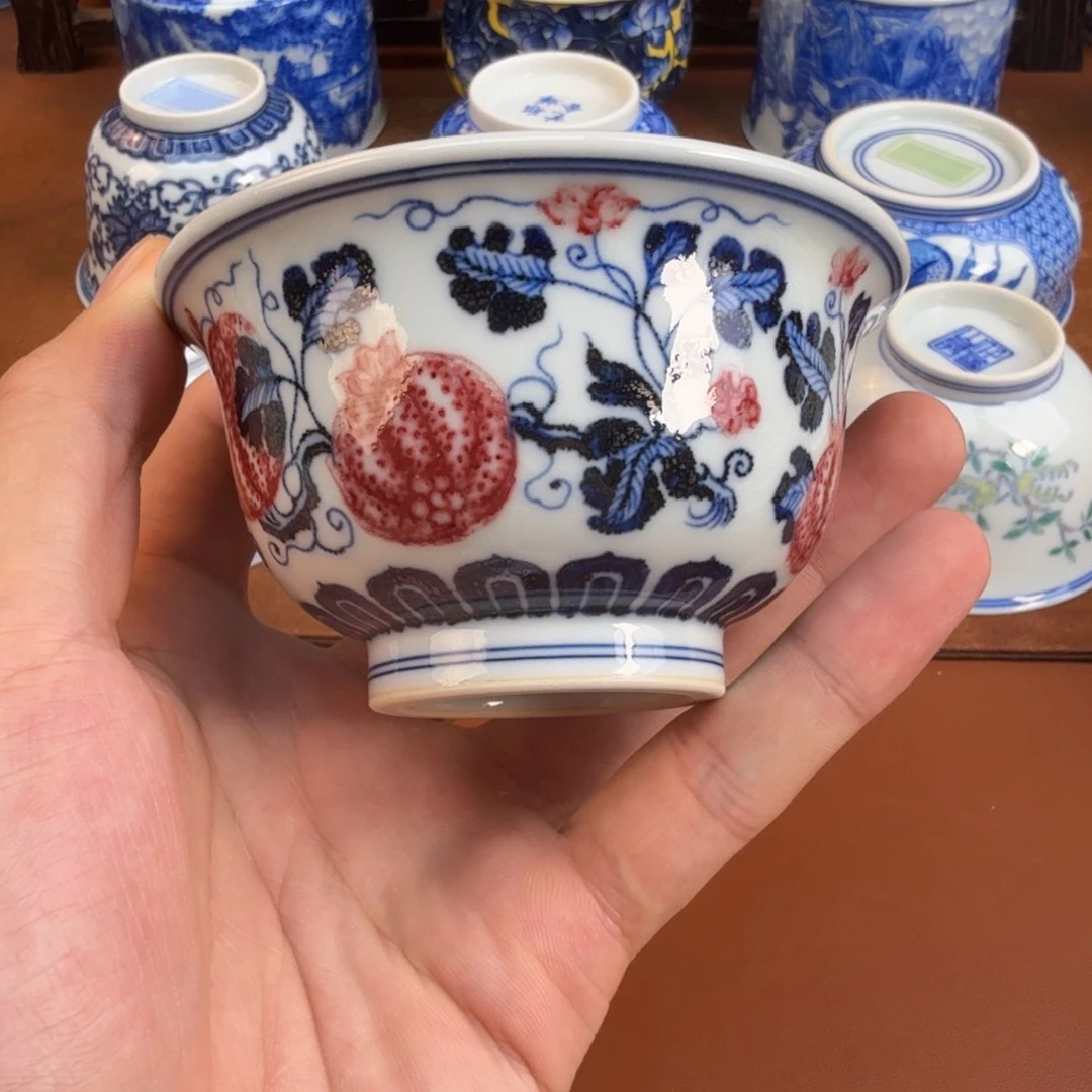摆件景德镇瓷器手工手绘