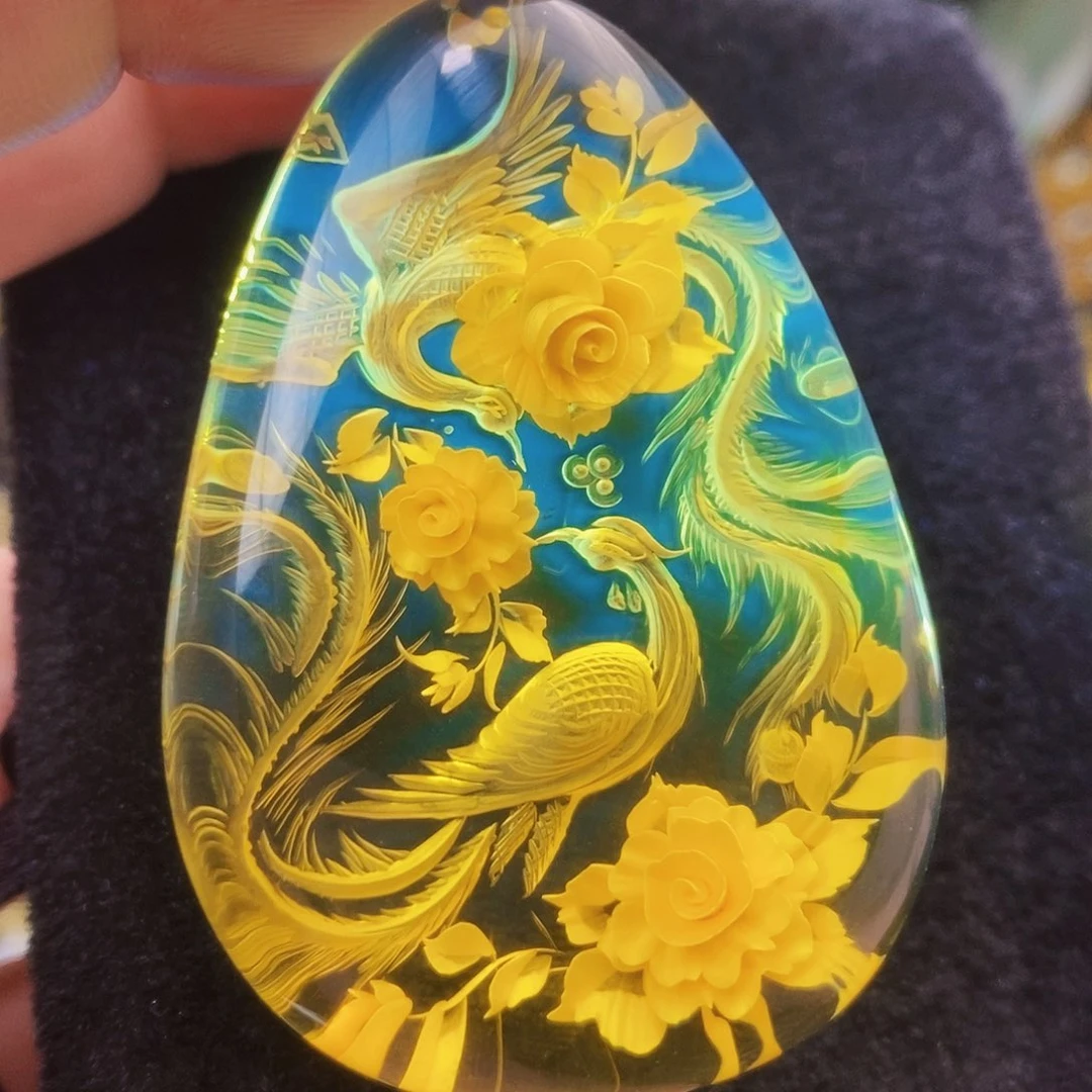 【闪购商品】金珀吊坠(不含链)未镶嵌